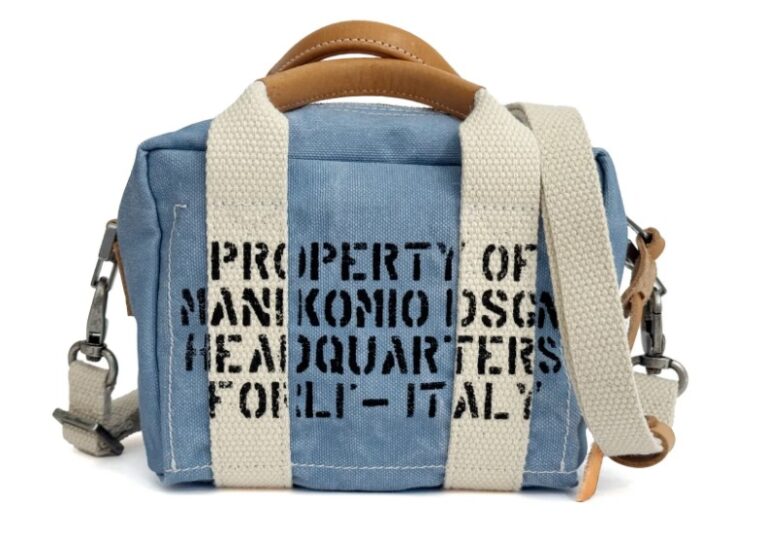 Borsa manikomio aviator's kit olona cotton